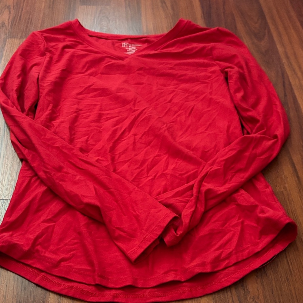 NOBO Classic Red Long Sleeve Top